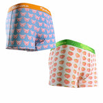 Couple 2 PCS Cotton Cartoon Breathable Underwear