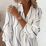 Nina | Wavy Collar Shirt