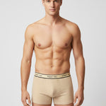 3 Pack Men's Premium Breathable Cotton Striped Design Seamless Comfort Boxers Briefs