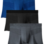 3 Pack Men’s Breathable Splicing Mesh Trunks