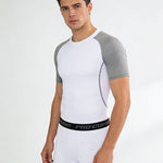 Men's Quick-Dry Fabric Sporty Cut Snug Fit Cooling Airflow Activewear Set