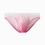 3 Pack Men's Sensual Silk-Like Loose Gradient Color Bikini