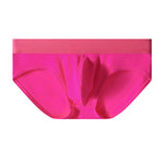 3 Pack Men's Solid Color Large U-Pouch Sporty Cut Odor-Resistant Soft Briefs