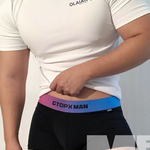3 Pack Men’s U Pouch Trunks with Ombré Waistband