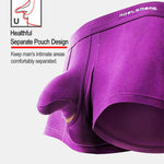 3 Pack Men's Double Pouch Underwear Separate Pouch Modal Trunks