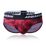 3 Pack Low Rise Camouflage Ball Support Underwear
