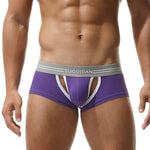 3 Pack Men’s Sexy Cutout Trunks with Lift-up Pouch