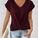 Colorful V-Neck Tee