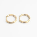 Sleek Huggie Hoop Earrings