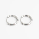 Sleek Huggie Hoop Earrings