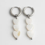 Triple Heart Earrings