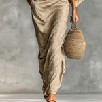 Selene | Soft Batwing Top and Maxi Skirt Two-Piece Set