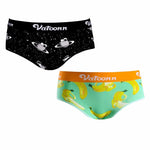 Couple 2 PCS Cotton Cartoon Breathable Underwear