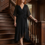 Alanna | Light Drape Midi Dress