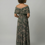 Elin | Off Shoulder Flow Midi Dress