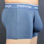 FreeLonger Men's Comfy Separate Support Pouch Trunks