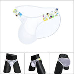 2 Pack Men's Low-Rise Seamless Breathable Briefs