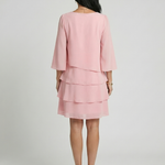 Harper | Layered Flare Sleeve Knee Length Dress