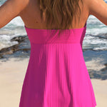 Edna - Elegant Halter Swim Dress