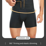 Men's Tummy Control Boxer Briefs with Open Fly