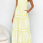 Rosalyn | Color Block Maxi Dress