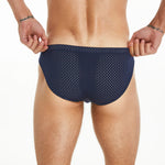 Men's Sexy Rainbow Pride Mesh Bikini