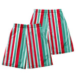 Men's Multicolor Stripe Leisure Swim Shorts