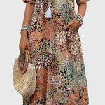 Rikkie | Elegant Floral Midi Dress