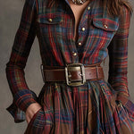 LAURA | Classic Button-Up Shirt Dress