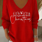 Monica | Elegant Christmas Knit Top