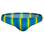 Men's Swimwear Contrast Striped Swim Briefs