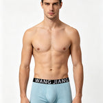 2 Pack Men's Bamboo Fiber Separate Pouch Antibacterial Breathable Briefs