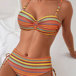 Rose - High Waist Bikini Set