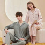 Modal Cotton Comfortable Couple Pajamas Set