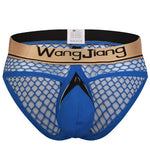 Mens Sexy Mesh Breathable U Convex Pouch Briefs
