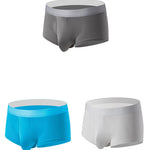 Men’s 3 Pack Fly Big Pouch Breathable Trunks