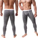 Men's U-Convex Pouch Sexy Base Layer Warm Pants Sleep Pants