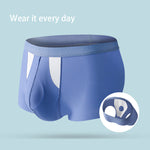 3 Pack Split-Support Men's Trunks- Breathable & Bulge-Enhancing
