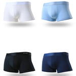 4 Pack Men's Pouch Anti-bacterial Silk Underwear
