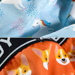 Couple 2 PCS Cotton Cartoon Breathable Underwear