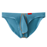 3 Pack Men's Ice Silk High-Elastic Breathable Briefs for Sports
