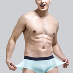 4 Pack Men's Moisture-Wicking Ice Silk Breathable Stretch Fit Trunks