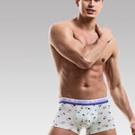 6 Pack Men's U Convex Modal Print Breathable Trunks