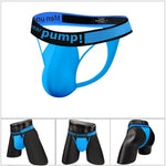 Men's Sexy Butt-Lifting Sporty U-Pouch Large Thong & Strings