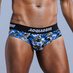3 Pack Low Rise Camouflage Ball Support Underwear