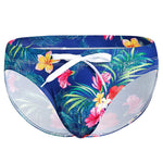 Mens Bulge Pouch Surfing Printed Bohemian Swim Briefs