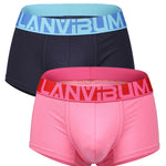 2 Pack Men's Breathable Big Pouch Trunks
