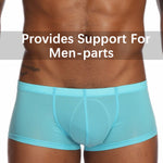 2 Pack Mesh Enlarged Pouch Snug Fit Underwear