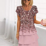 Denver | Pleated Ruffled Floral Dress
