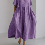 Shada | Flattering Summer Stripped Maxi Dress